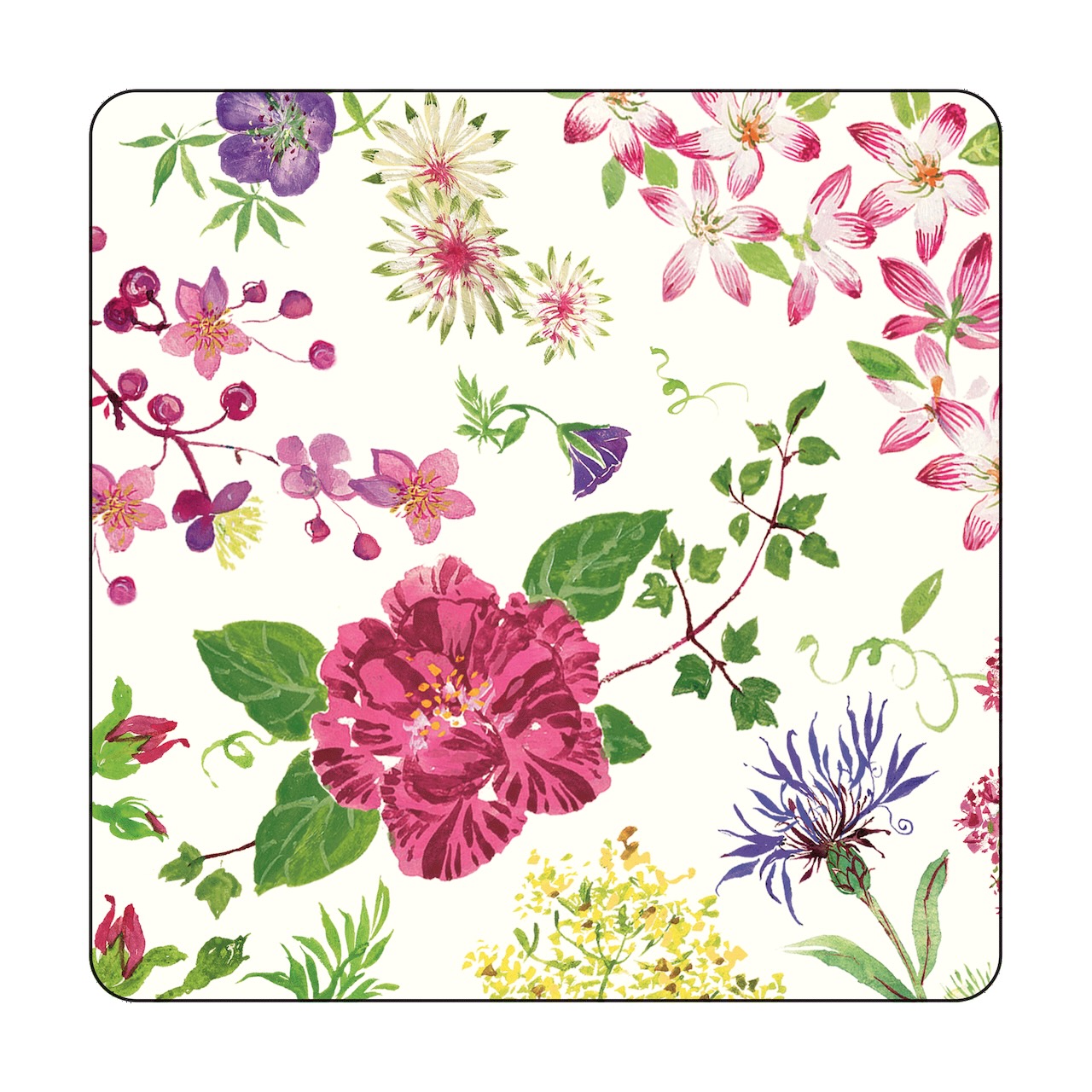 Gien Glasuntersetzer-Set Millefleurs (4 Stück)