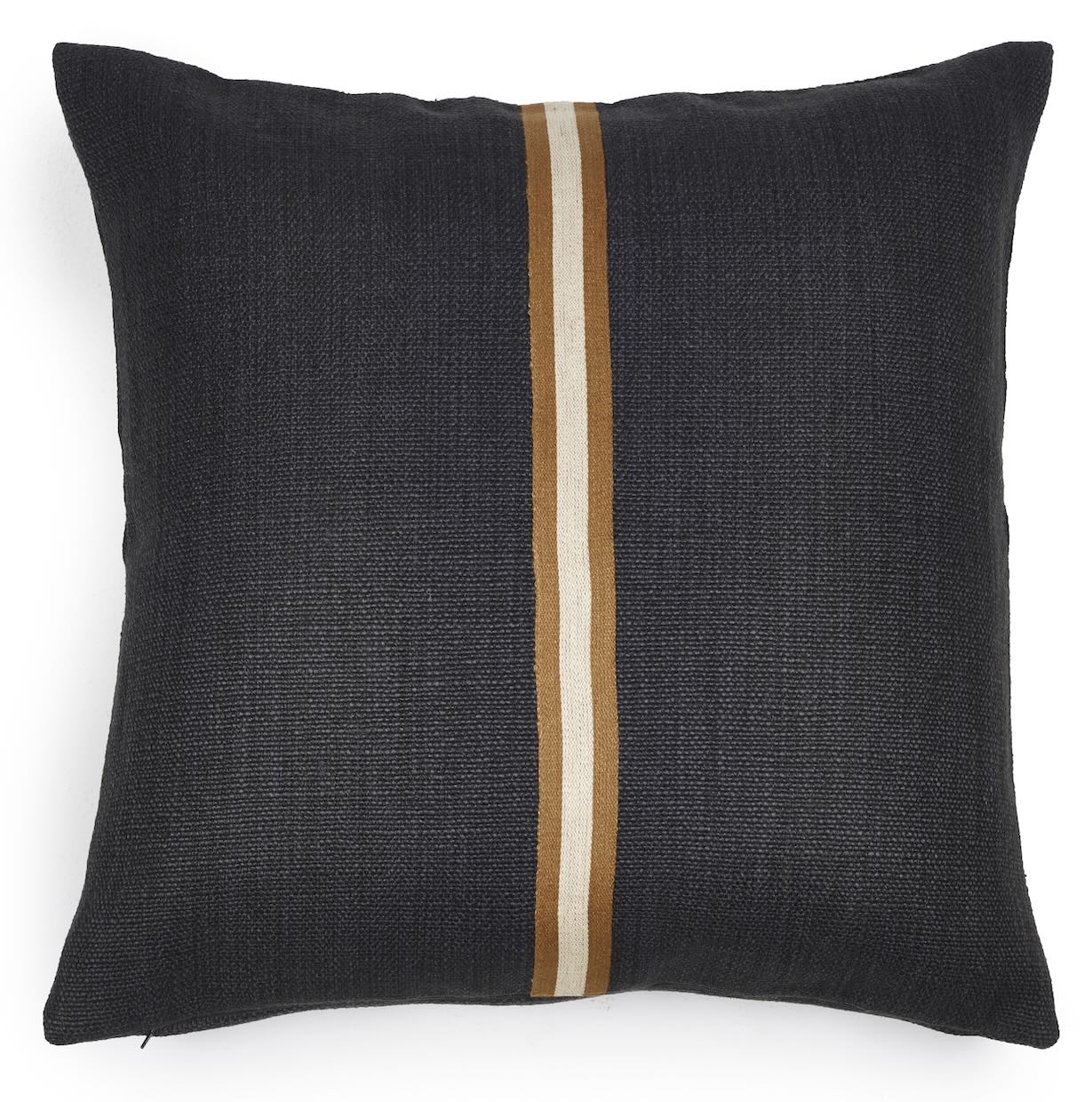 Libeco Kissenbezug Jasper black stripe