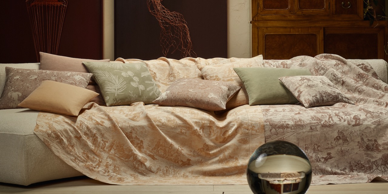 Leitner Kissen mocha caramel moss 640 Leitner Kissen mocha caramel moss 640